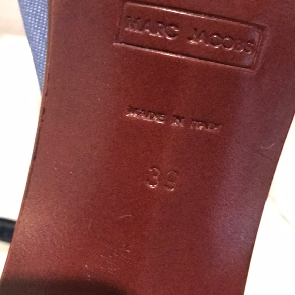 Marc Jacobs Denim High Heeled Shoes - Picture 9 of 10